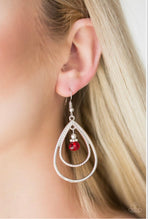 Reign On My Parade Red Earrings