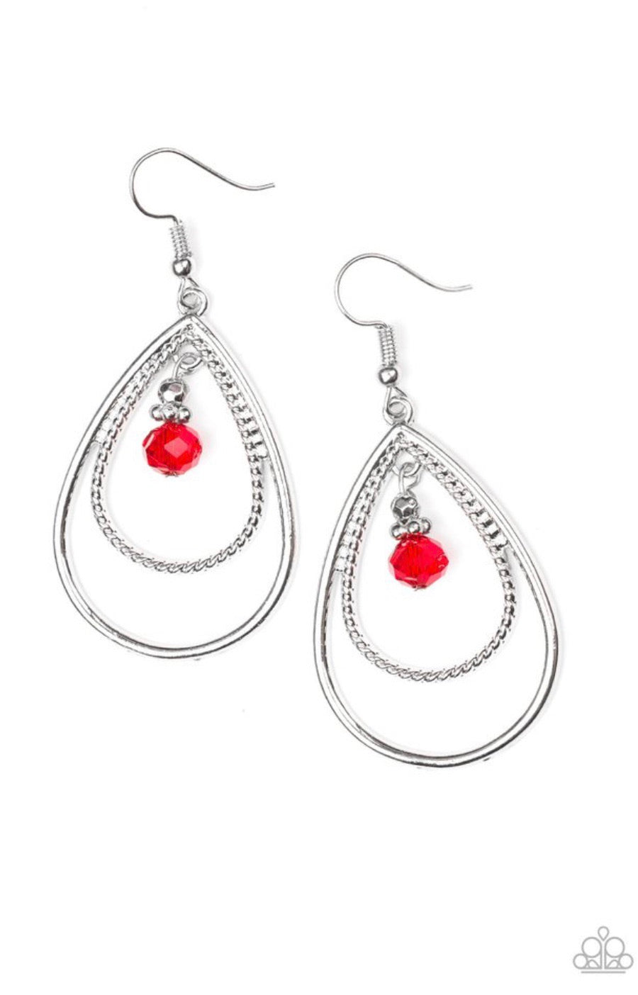 Reign On My Parade Red Earrings